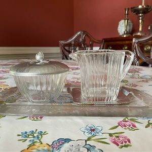 Southern Living at Home Cream and Sugar with Tray